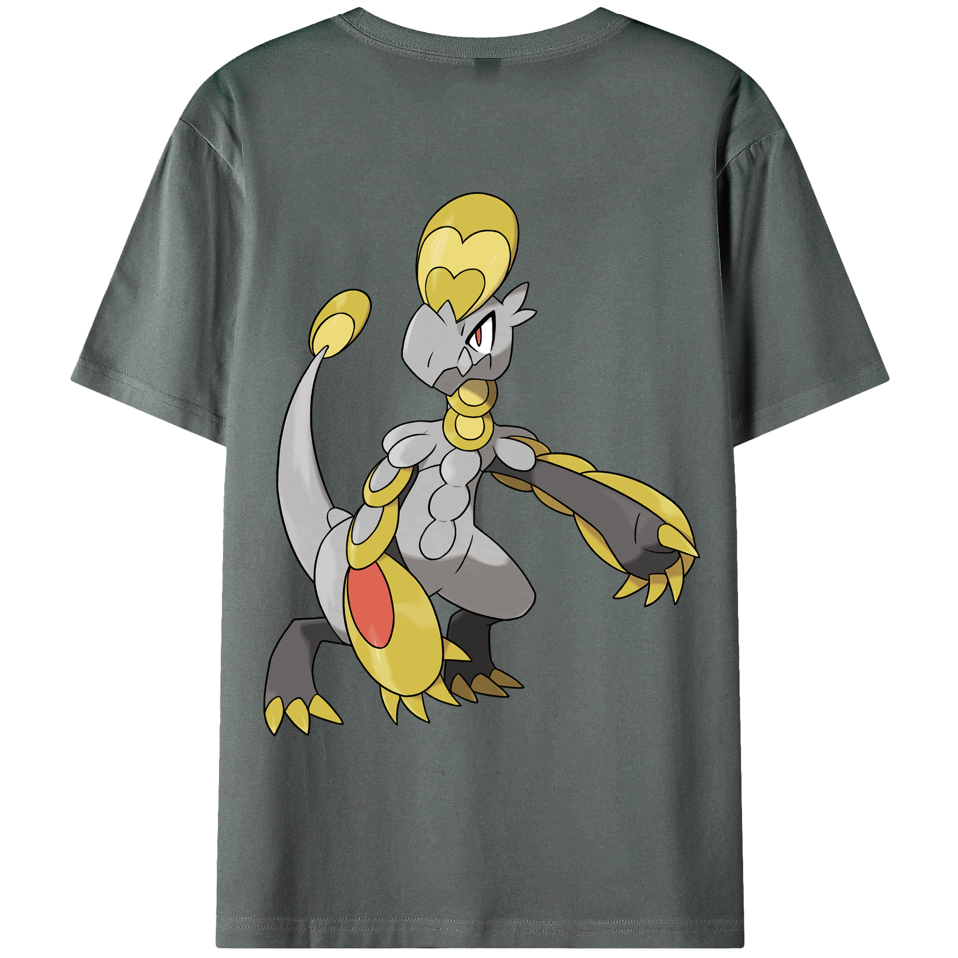 （画像用） ポケットモンスター Pokémon 綿100％ メンズ半袖Tシャツ（バックプリント） 通気性